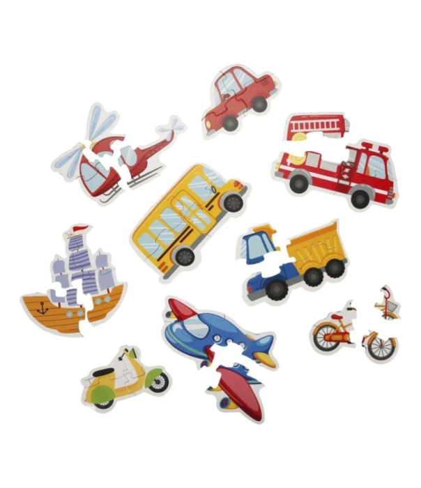 Puzzle educational cu vehicule, Smile Games, 36 piese [3]