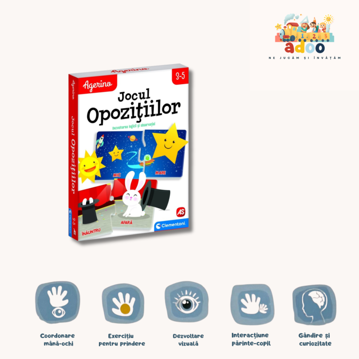 Puzzle educativ Clementoni - Jocul opozitiilor [1]
