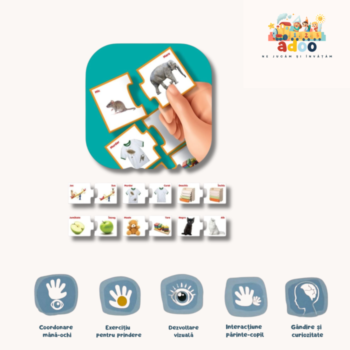 Puzzle Smile Games, Sa invatam opozitiile, 60 piese [1]