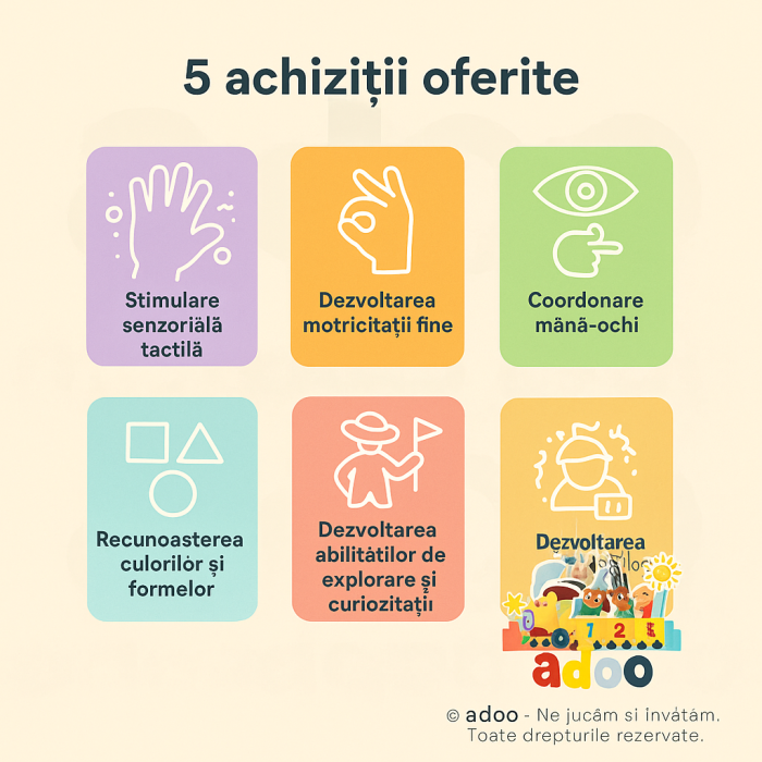 Set 6 mingi moi pentru bebelusi cu texturi si culori diferite [2]