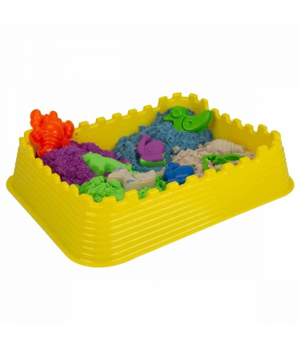 Set nisip kinetic, Crafy Fun Sand, Sunny Beach, 13 piese, 1 kg nisip [6]