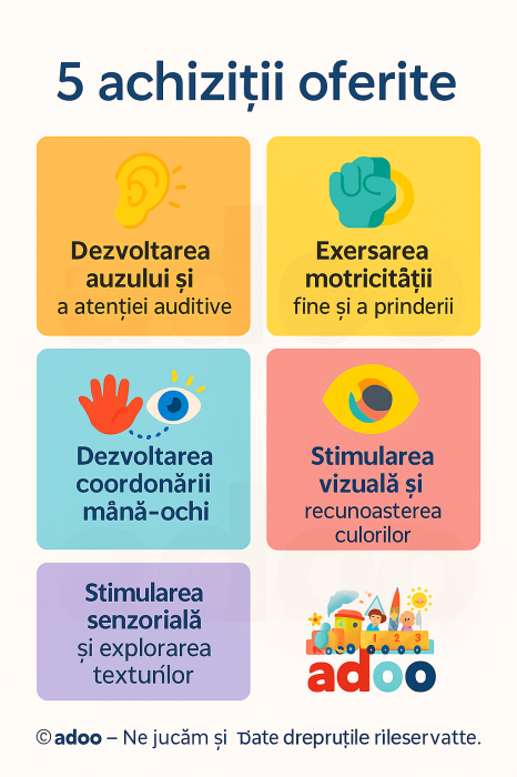 Set Zornăitoare și Jucării pentru Dentiție din Silicon – 8 Piese pentru Bebeluși 0+ luni [2]
