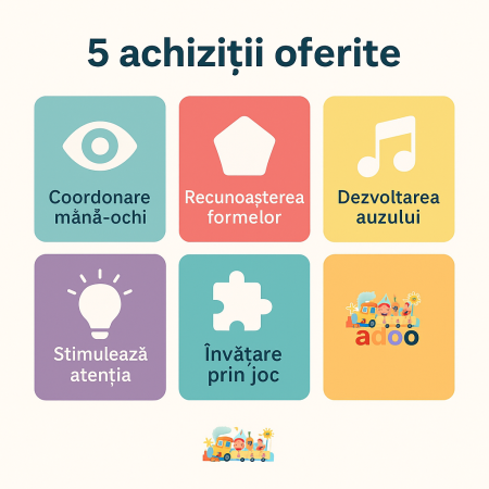 Geanta depozitare jucarii 2 in 1, U-Grow [1]