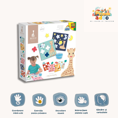 1-2 ani - Girafa Sophie - Lipeste forme