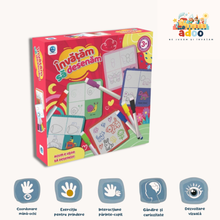 4-6 ani - Joc creativ, Smile Games, Invatam sa desenam