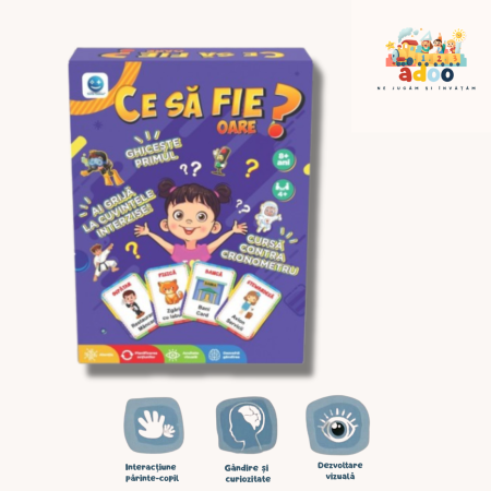 4-6 ani - Joc de societate, Smile Games, Ce sa fie oare