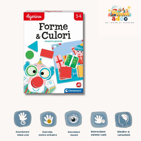 1-2 ani - Joc educativ Clementoni - Forme si culori