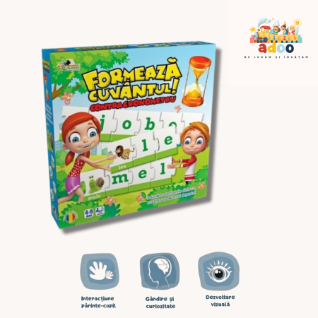 4-6 ani - Joc educativ Noriel - Formeaza cuvantul contra timp