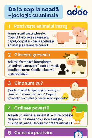 Joc logic NORIEL - De la cap la coada [2]