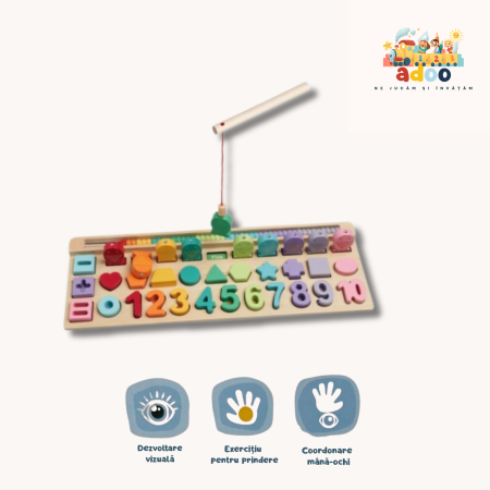 3-4 ani - JOC PUZZLE DIN LEMN, 4 IN 1, 35 DE PIESE