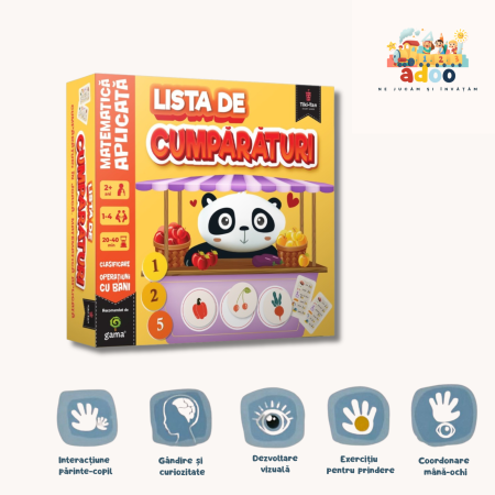 1-2 ani - Joc Tiki-Tan - Lista de cumparaturi