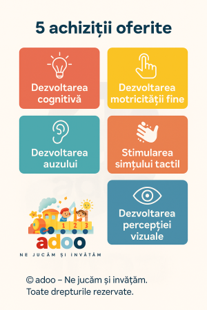 Hola Keep Me Busy School Bus – Jucărie Multifuncțională cu Activități și Sunete [1]