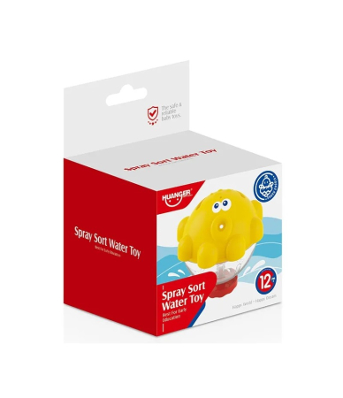 Jucarie de baie pentru bebelusi stropitoare, Galben [4]