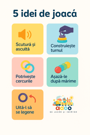 Jucarie educativa Hopa Mitica, pentru dezvoltarea atentiei si abilitatilor cognitive, 23 x 20 x 6 cm [2]