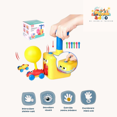 3-4 ani - Masina balon cu pompa