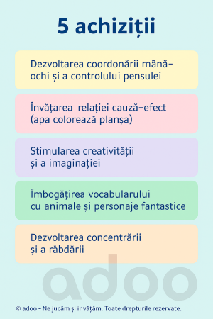 My first - Coloreaza cu apa animale fantasy [1]