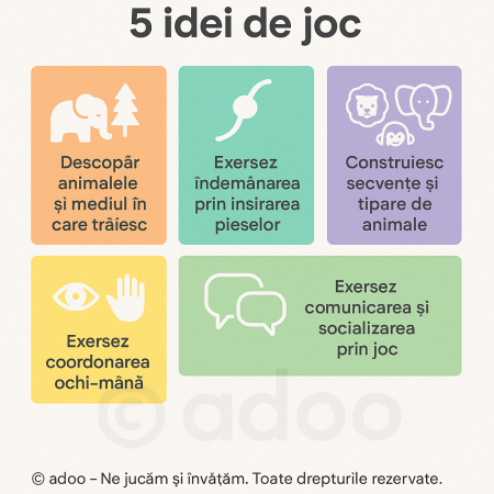 My first - Set de insirat animale din lemn [2]