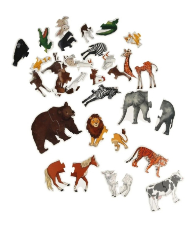 Puzzle educational cu animale, Smile Games, 36 piese [2]
