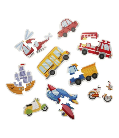 Puzzle educational cu vehicule, Smile Games, 36 piese [2]