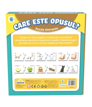 Puzzle Smile Games, Sa invatam opozitiile, 60 piese [2]