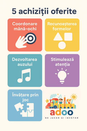 Salteluta muzicala Minibo, Noriel Bebe, cu sunete si zornaitori [1]