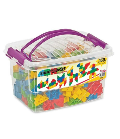 Set de constructie Smart Blocks - 160 de Piese, Multicolor [4]