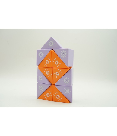 Set inteligent de constructie cu piese magnetice, 26 piese, pentru copii, +3 ani, multicolor [3]