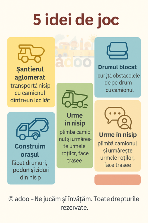 Set nisip kinetic, Crafy Fun Sand, Happy Construction Site, 12 piese, 500 g nisip [2]