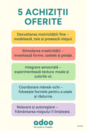 Set nisip kinetic, Crafy Fun Sand, Sunny Beach, 13 piese, 1 kg nisip [1]