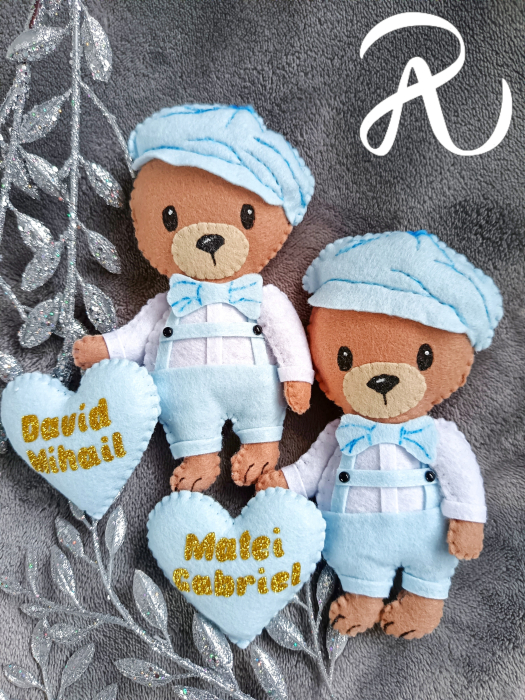 figurina lumanare - urs cu sapca [2]