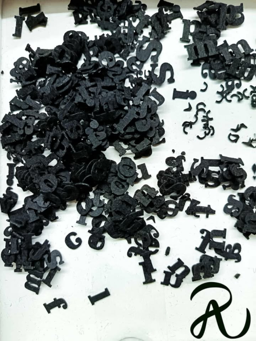 Litere din fetru pentru proiecte educationale sau handmade [2]