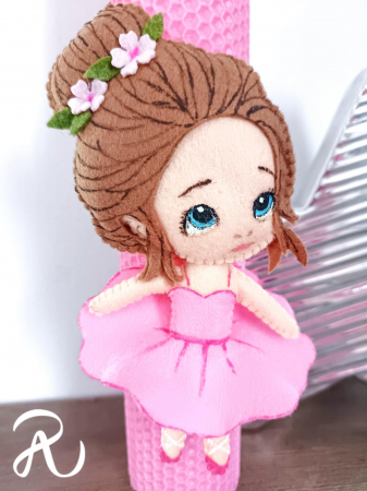 Balerina lumanare botez [1]
