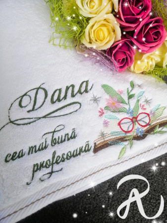 Prosoape - Prosop personalizat - profesoara
