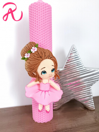 Figurine lumanare - Balerina lumanare botez