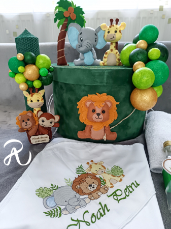Cutii botez - Cutie trusou safari
