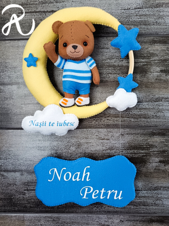 Pentru baieti - Decor camera copiilor - ursulet