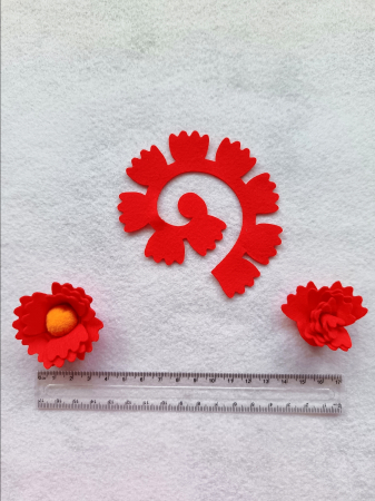 ACCESORII DIY - Flori din fetru