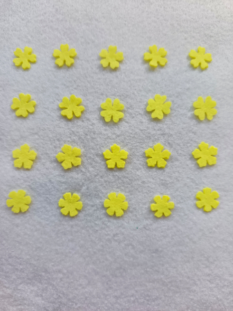 Mix forme de flori din fetru moale [2]