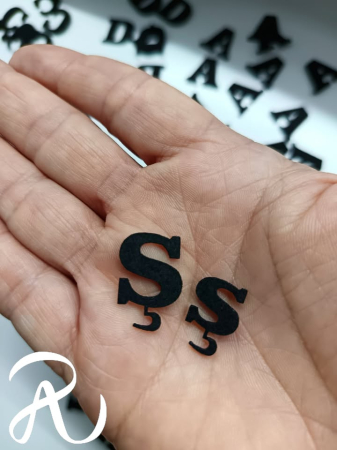 Accesorii din fetru - Litere din fetru pentru proiecte educationale sau handmade