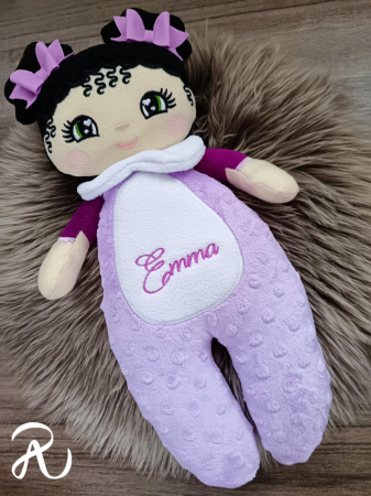 Papusa personalizata cu nume brodat [1]