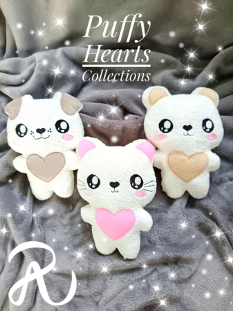 Jucarii personalizate - Puffy Hearts