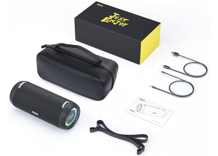 Boxa portabila profesionala MIFA® 60W – pure bass, HiFi, IPX7, RGB, 30h. [6]