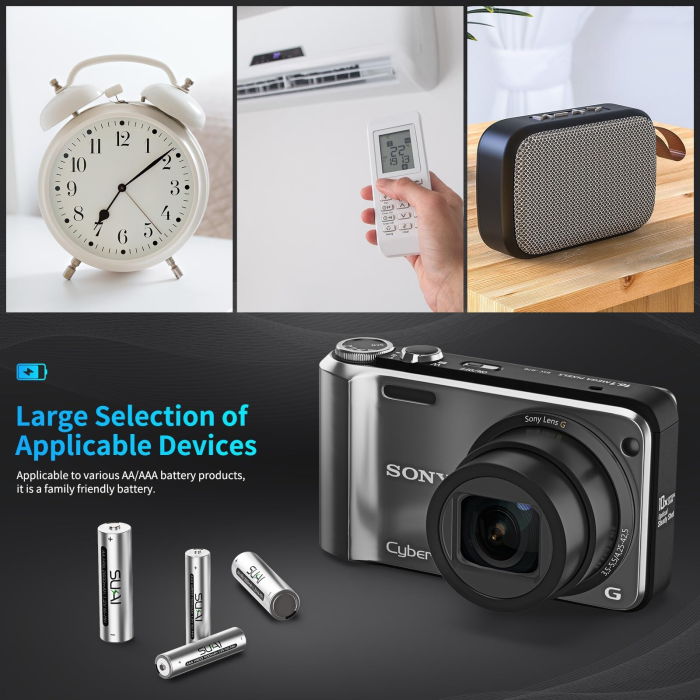 Baterii reincarcabile Sukai® AA HR6 – 2800 mAh, Ni-MH, set 8 buc. [2]