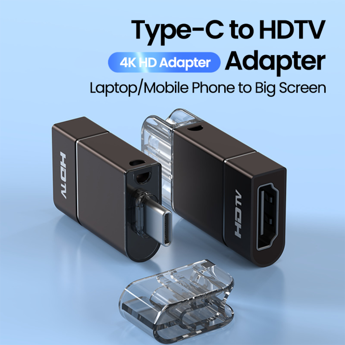 Adaptor Type-C la HDMI AdyMel® 4K 60Hz UHD – Set 2 buc. [2]