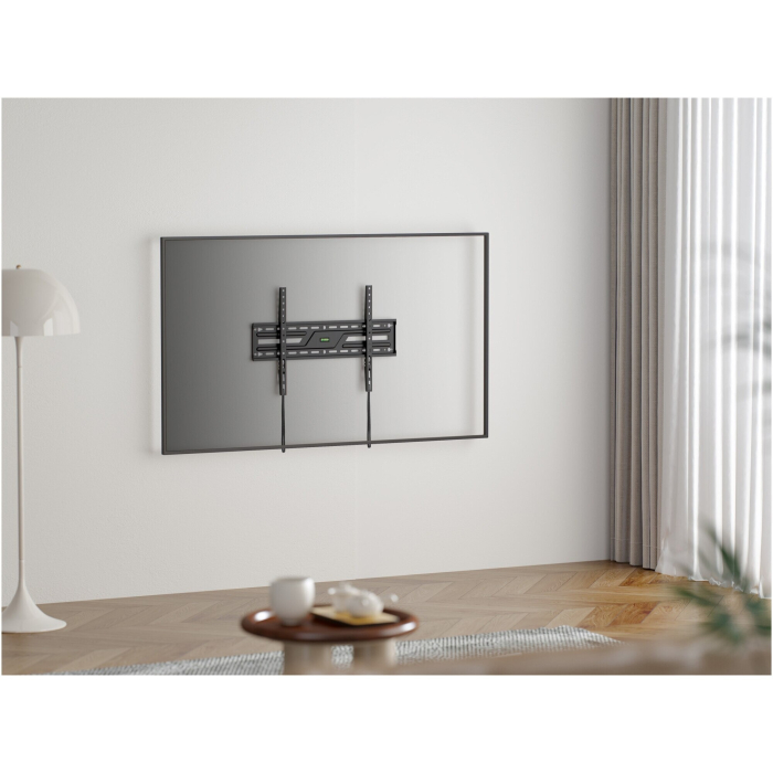 Suport TV de perete Serioux 37X86F – fix, 37–86 inch, VESA 600x400, negru. [4]