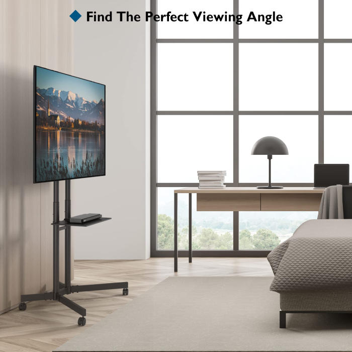 Suport TV Bontec® 32–85 inch – stand cu roti 360°, VESA 600x400, multifunctional. [7]