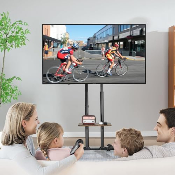 Suport TV premium Adymel® 32–85 inch – stand cu roti 360°, VESA 600x400, multifunctional. [6]