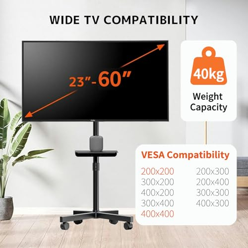 Suport televizor AdyMel® cu roti 23–60” [4]