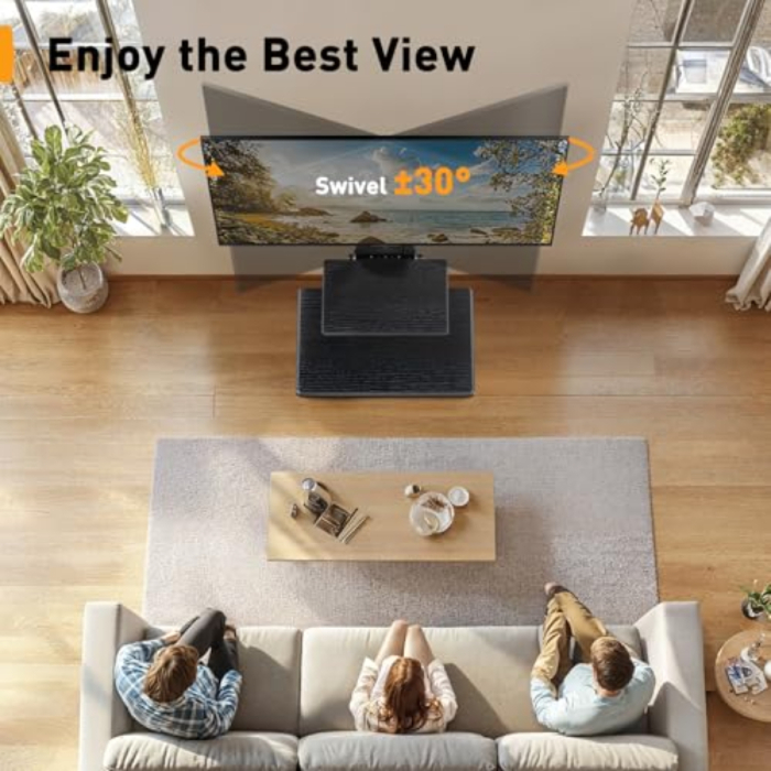 Suport TV Perlegear® 32–86 inch – stand Premium, VESA 600x400, multifunctional. [3]