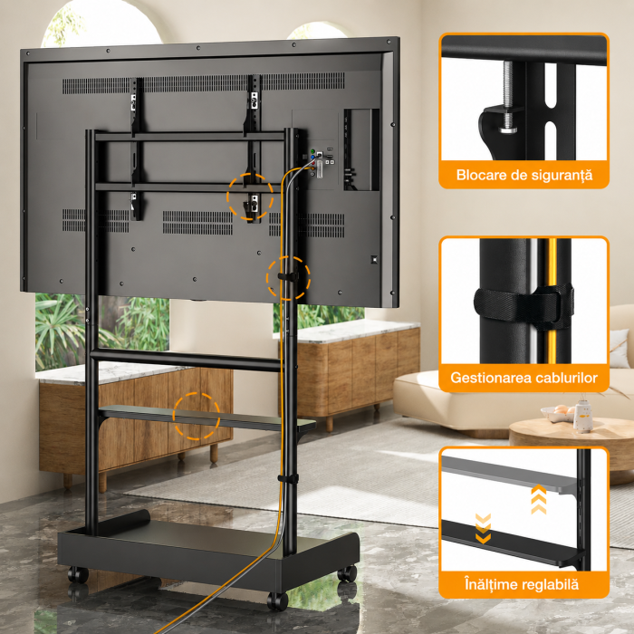 AM317 - Suport TV pentru Televizor 40-86 Inch [3]